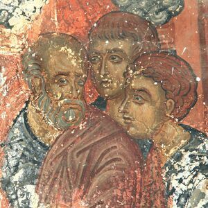 The Dormition of the Mother of God, detail