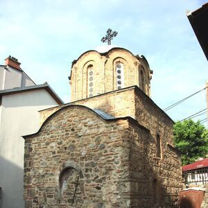 Southwest view of the church