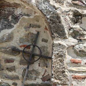 Niche above the entrance