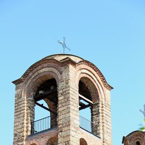 Northwest view of the bell-tower