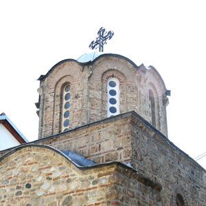 Southwest view of the church