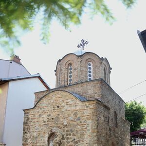 Southwest view of the church