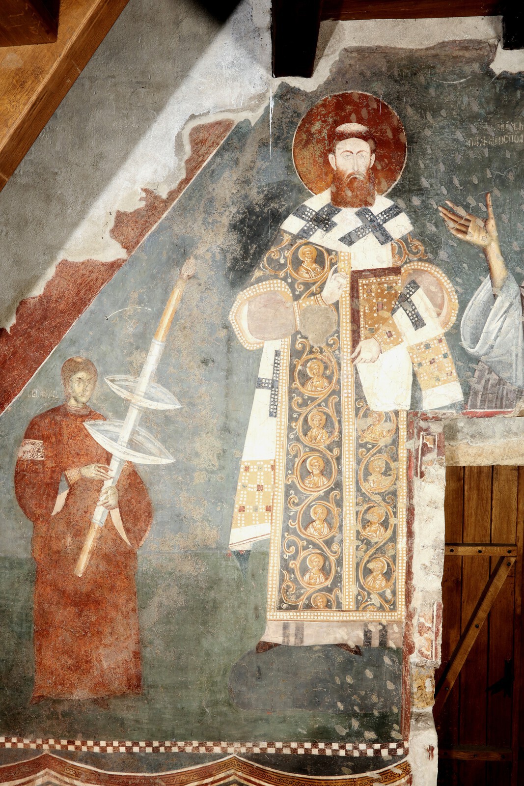 A candle-bearer an St. Sava, the First Serbian Archbishop