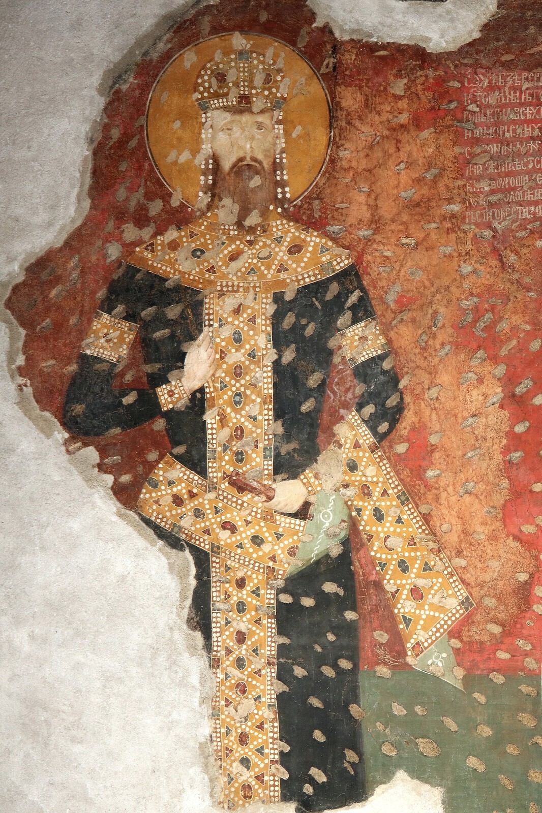 King Milutin, the kteetor (founder) of the church
