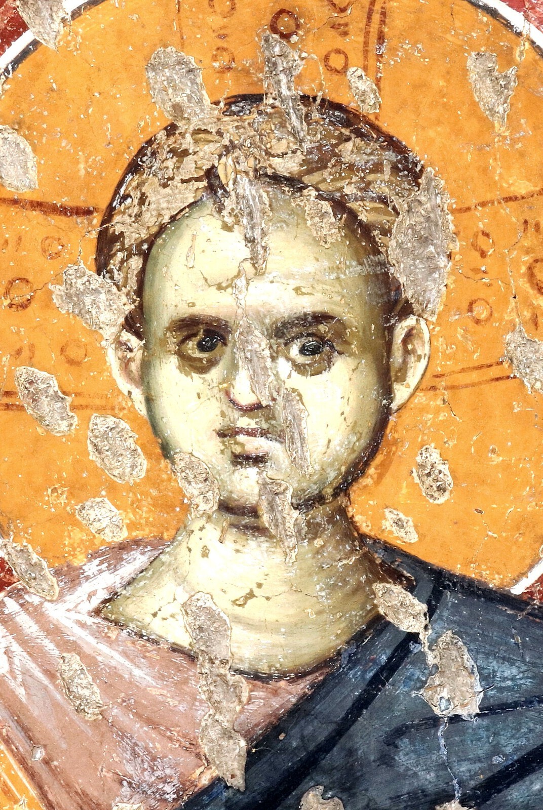 Christ Emmanuel in a medallion