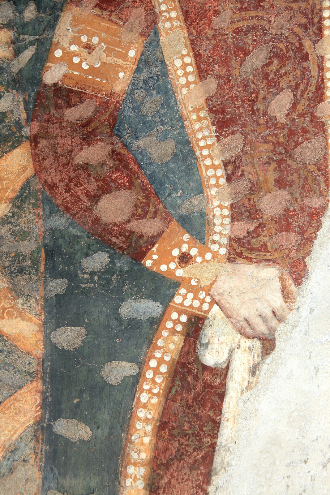 King Stefan Dečanski, detail of garment