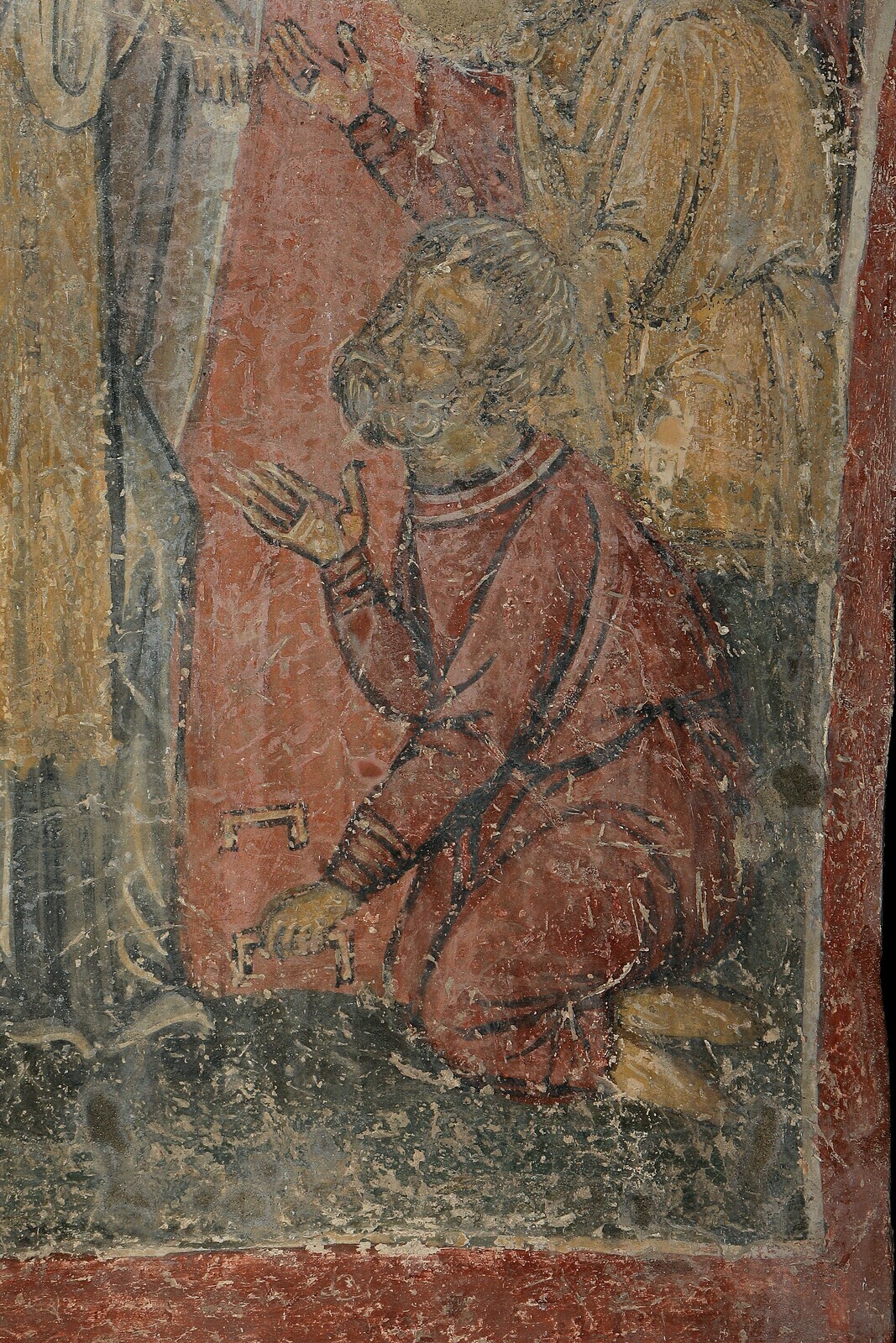 Saint Nicholas Giving Alms, detail