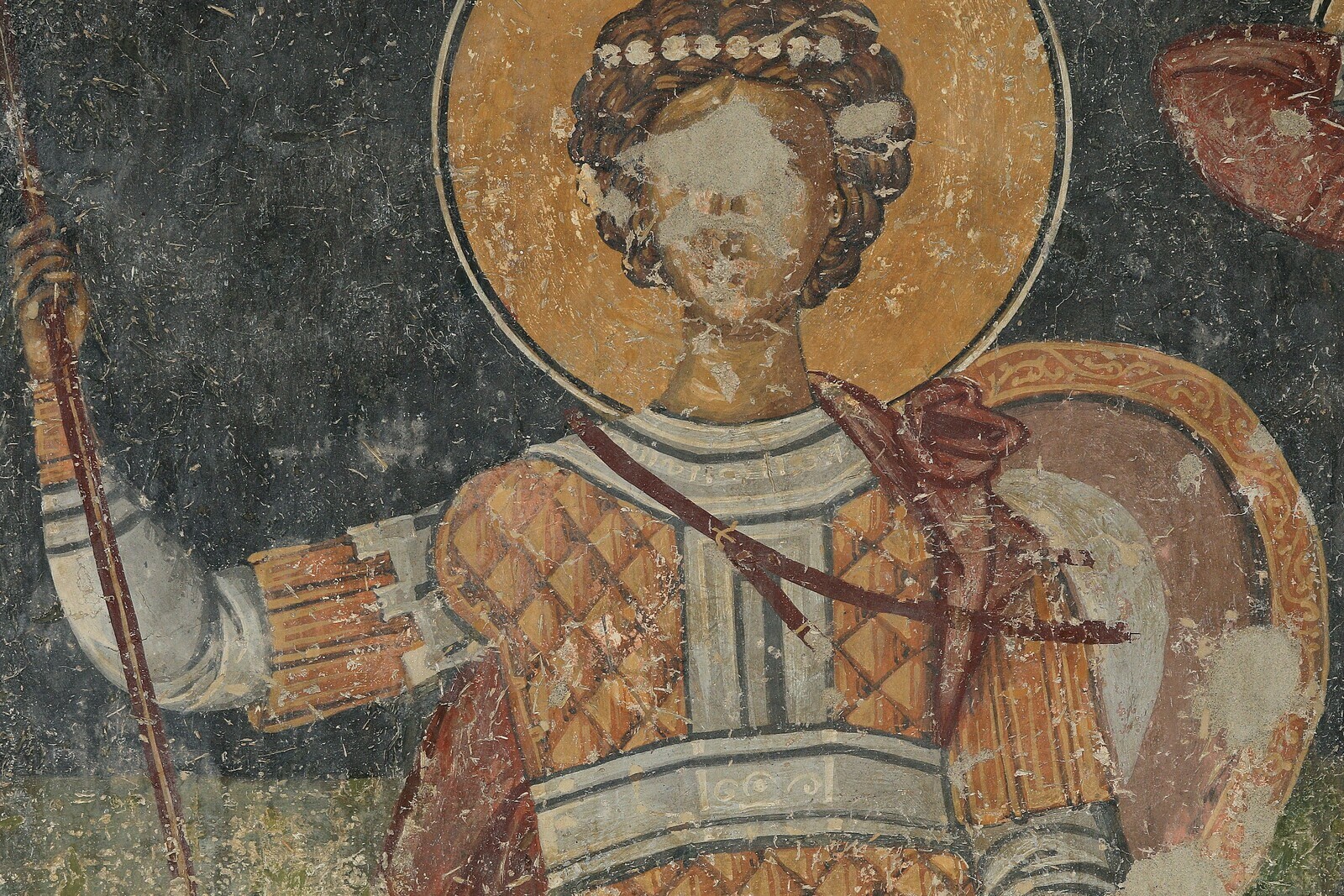 Свети ратник Георгије, детаљ