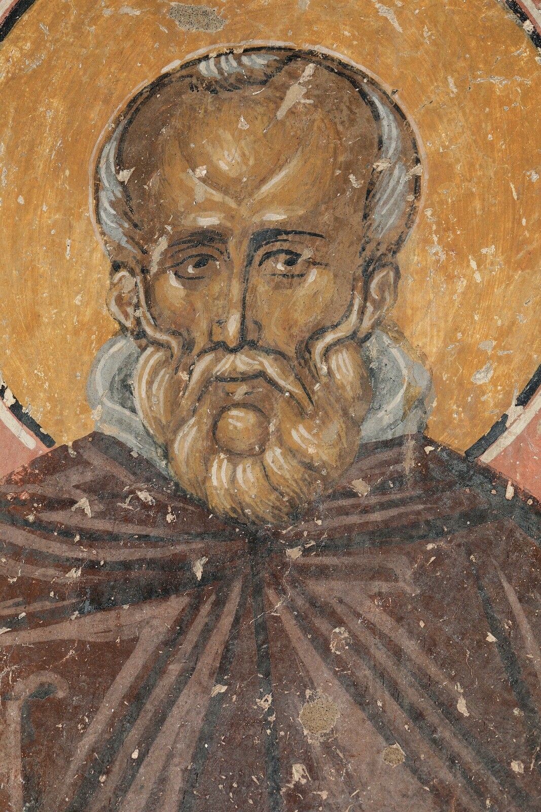Saint John Colobus, detail