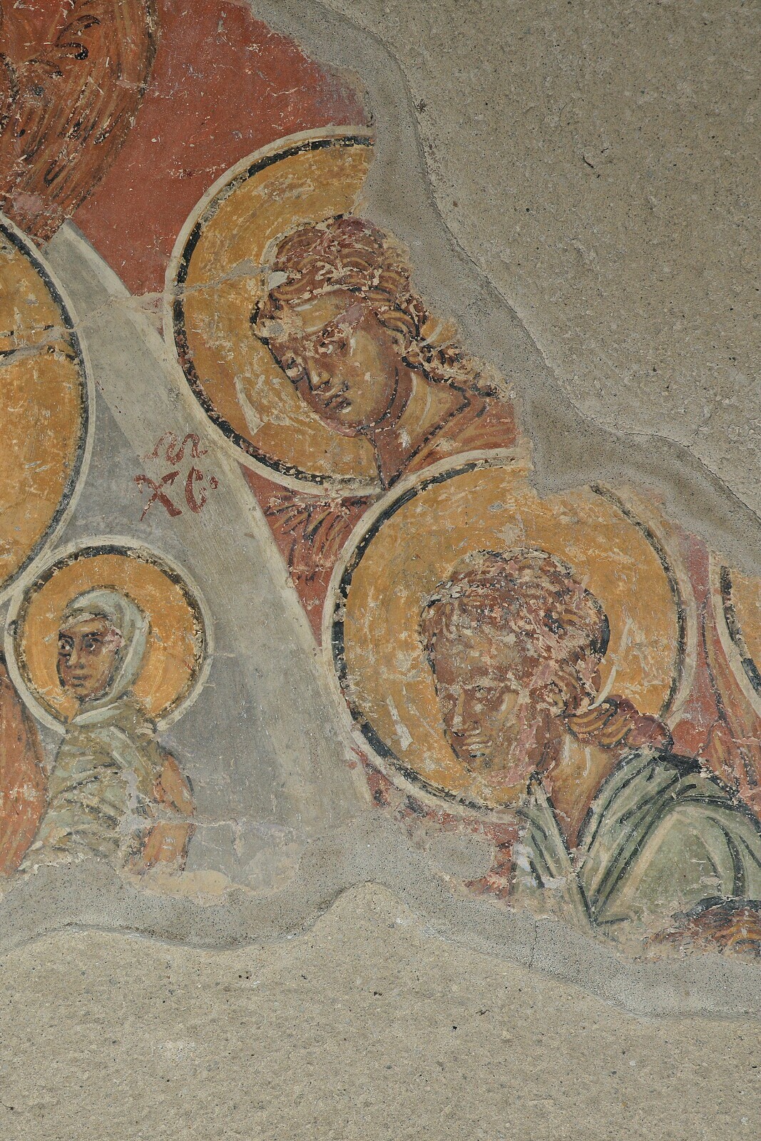 The Dormition of Virgin, detail