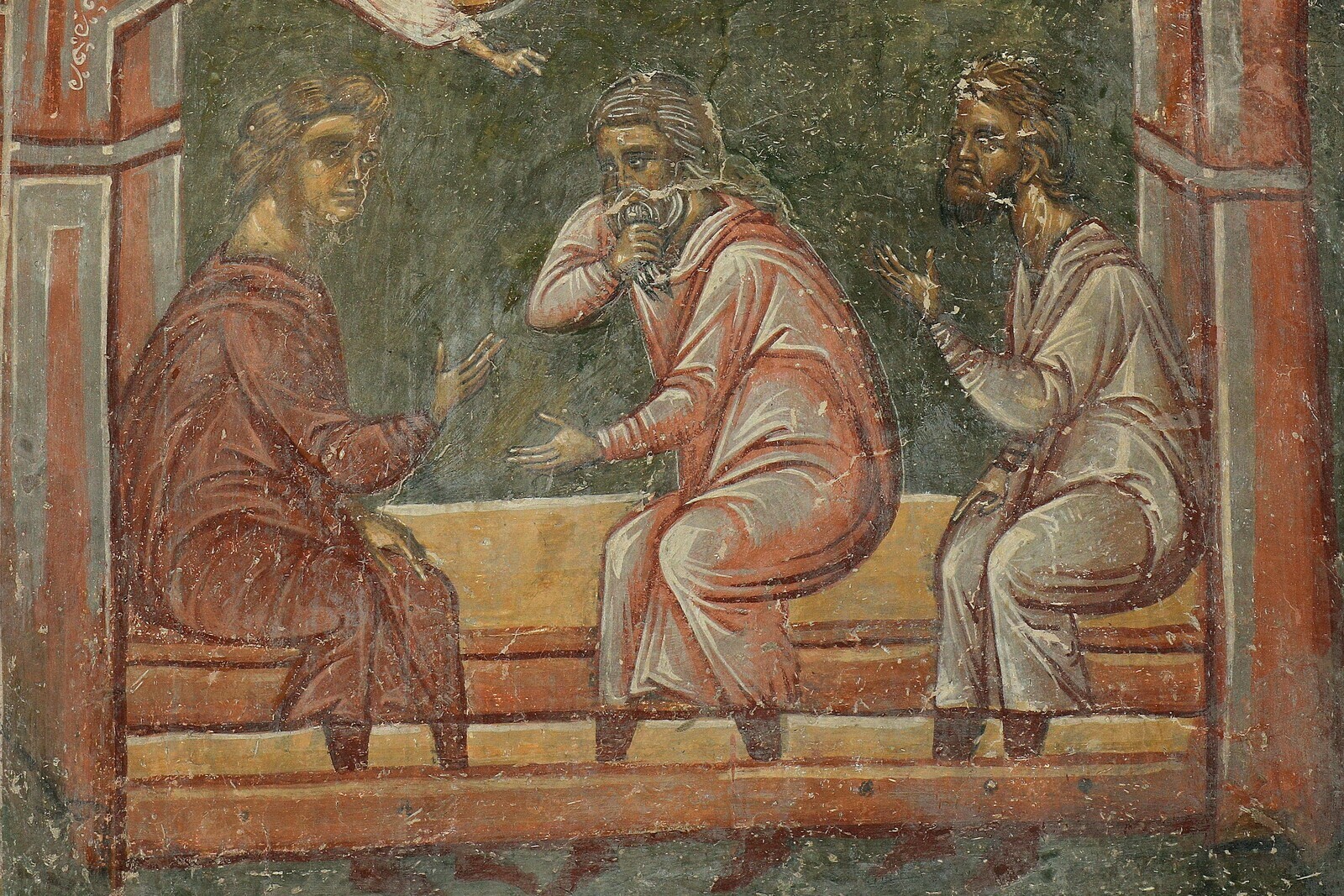Saint Nicholas Rescues the Three Innoceents from the Dungeon, detail