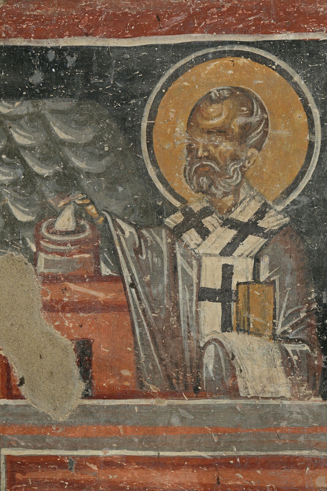 Saint Nicholas Rescues the Three Sisters, detail