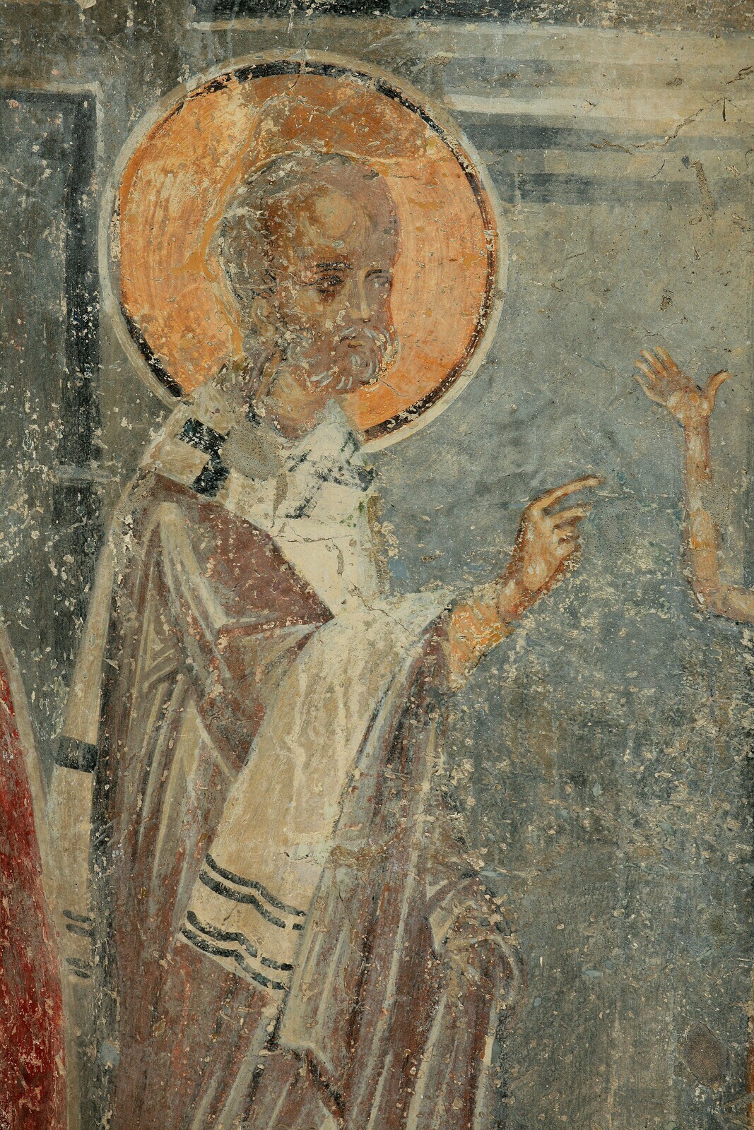 Saint Nicholas Excorcising Demon from the Possessed, detail