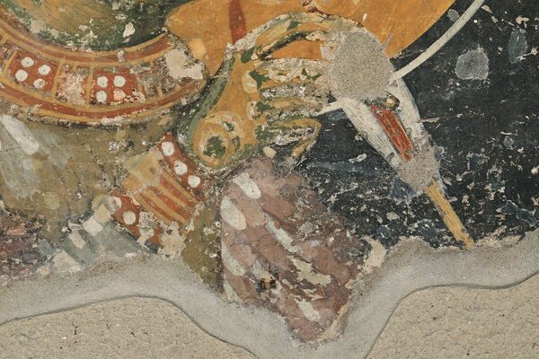 Holy Warrior Mercurius, detail