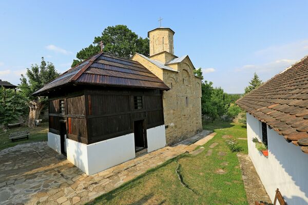 Southwestern View of the Church