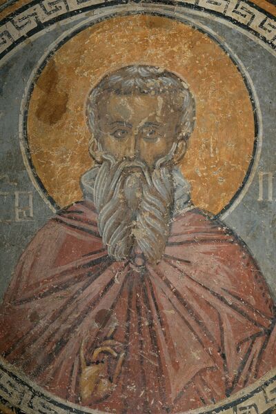 Saint Paisius, detail