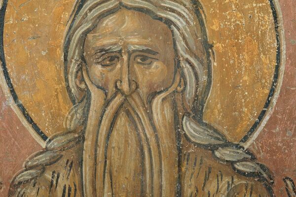 Saint Onuphrius, detail