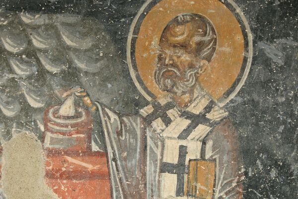 Saint Nicholas Rescues Three Sisters, detail