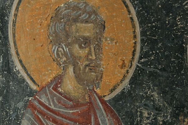 Holy Unmercenary Cosmas, detail