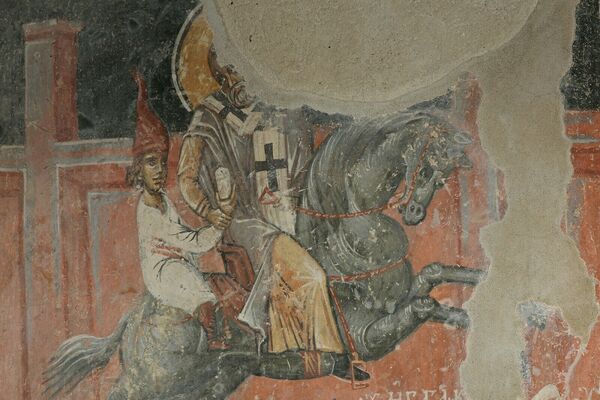 Saint Nicholas Rescues Basil from Captivity, detail