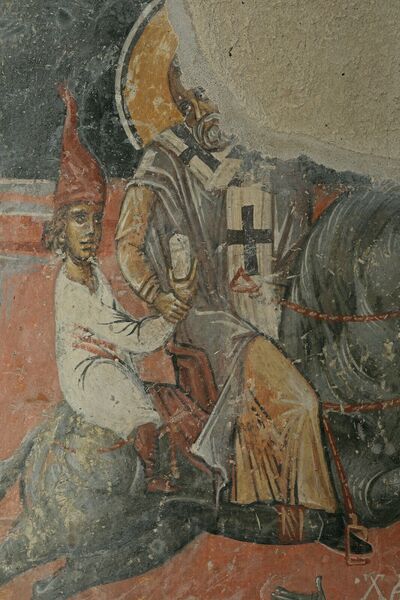 Saint Nicholas Rescues Basil from Captivity, detail