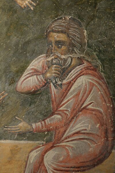 Saint Nicholas Rescues Three Innocents from the Dungeon, detail