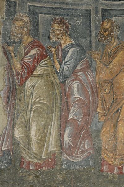 Communion of the Apostles, detail