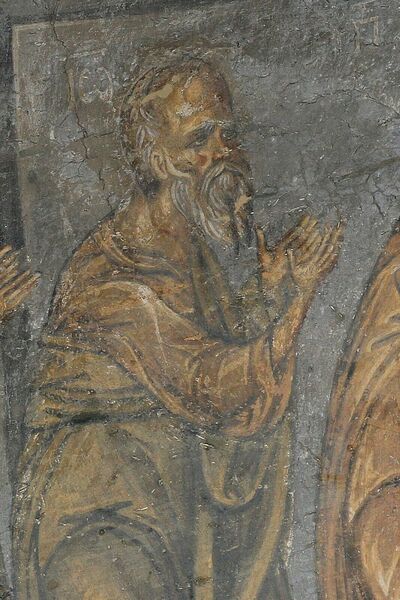 Communion of the Apostles, detail