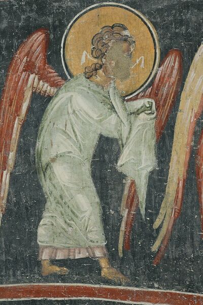 Procession of Angels, detail