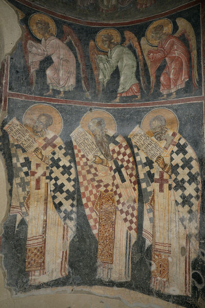 Officiating Church Fathers, detail