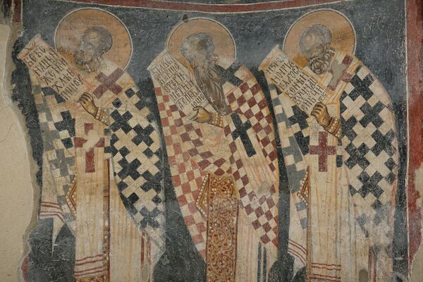 Officiating Church Fathers, detail