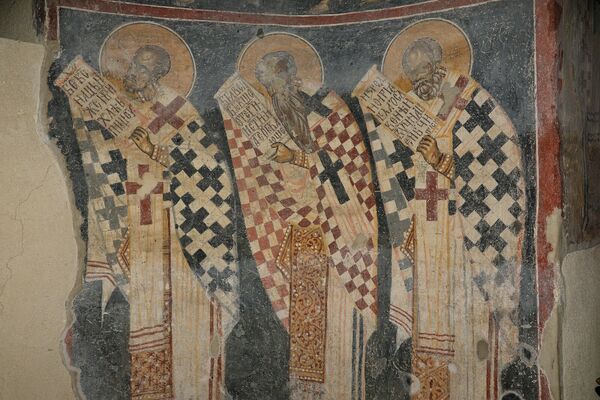 Officiating Church Fathers, detail