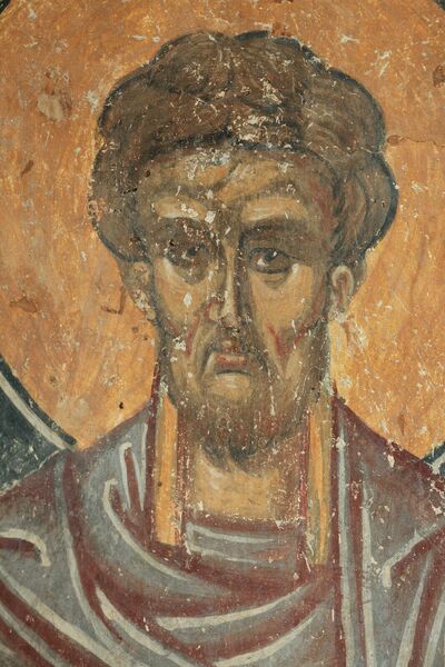 Saint Panteleimon (?), detail