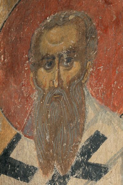 Saint Epiphanius of Cyprus, detail