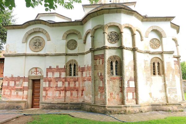 South facade of the church