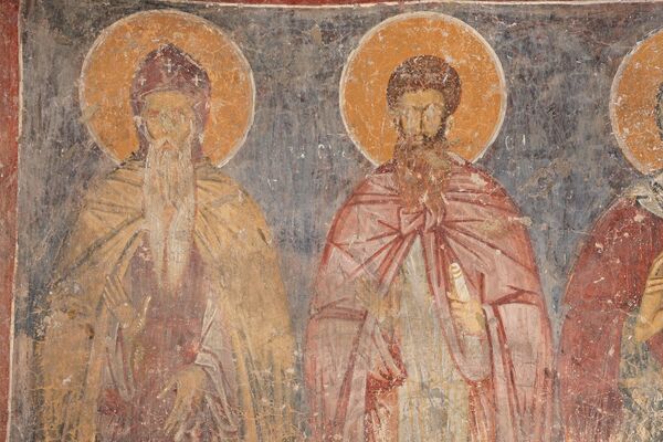 St. Simeon Nemanja and Sava the Serbian, detail