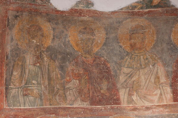 Two unidentified martyrs and Saint Mardarius
