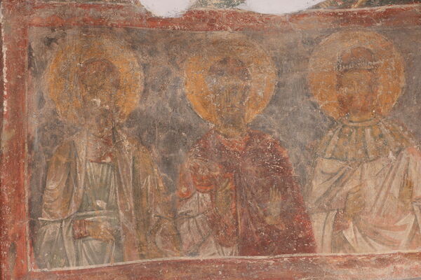 Two unidentified martyrs and Saint Mardarius