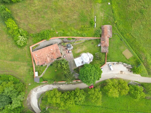 View of the monastery from above