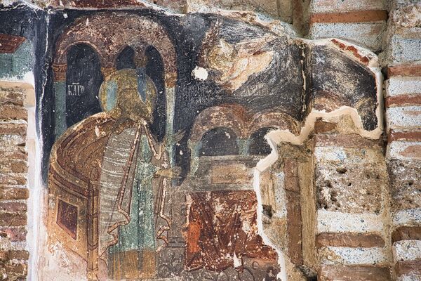 Annunciation to Zechariah, detail