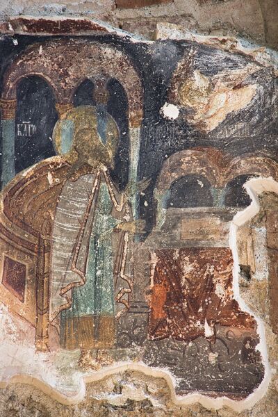 Annunciation to Zechariah, detail