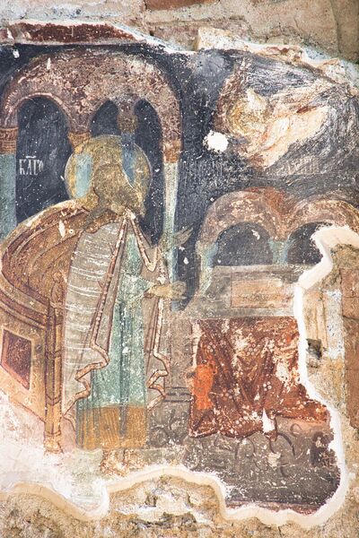 Annunciation to Zechariah, detail