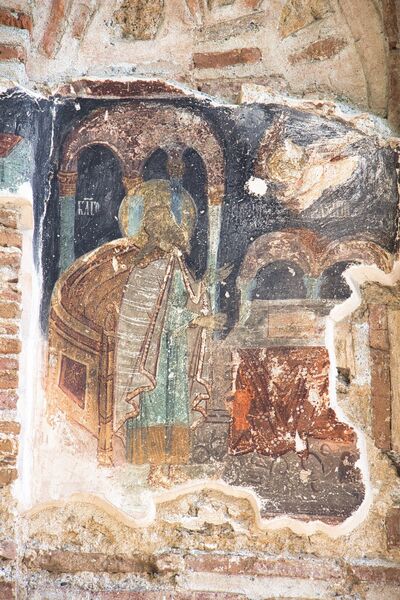 Annunciation to Zechariah, detail