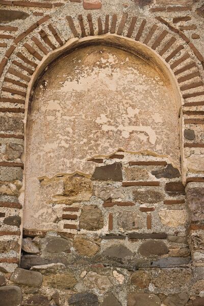 Faded remains of the image of St. Nicetas