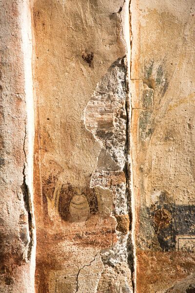Ornament underneath the figure of a stylite