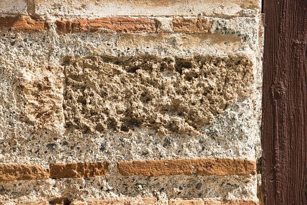Bricks and tufa