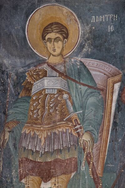 St. Demetrius, detail