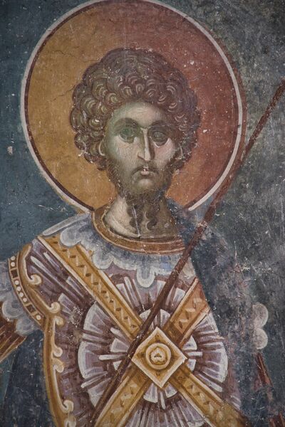 St. Theodore Stratilatus, detail