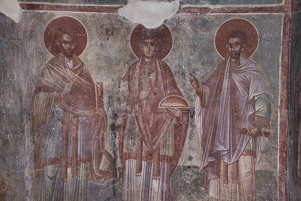 Holy healers Cosmas, Panteleimon and Damian