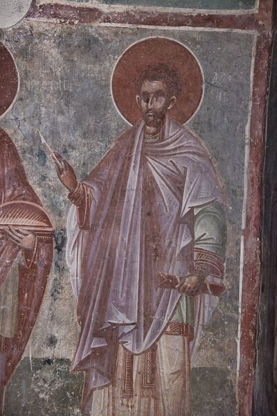 St. Damian, detail